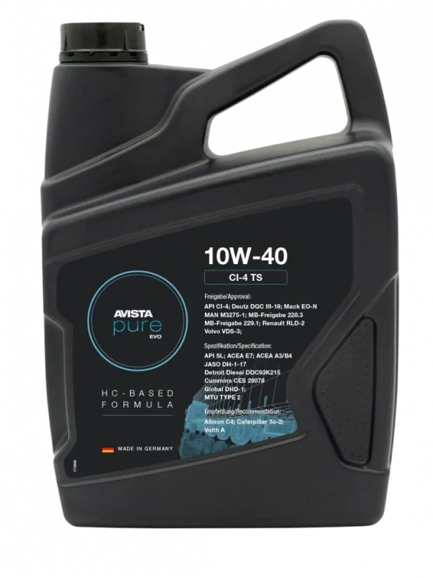 AVISTA PURE EVO CI-4 TS SAE 10W-40