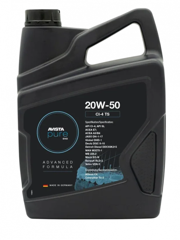 AVISTA PURE EVO CI-4 TS SAE 20W-50